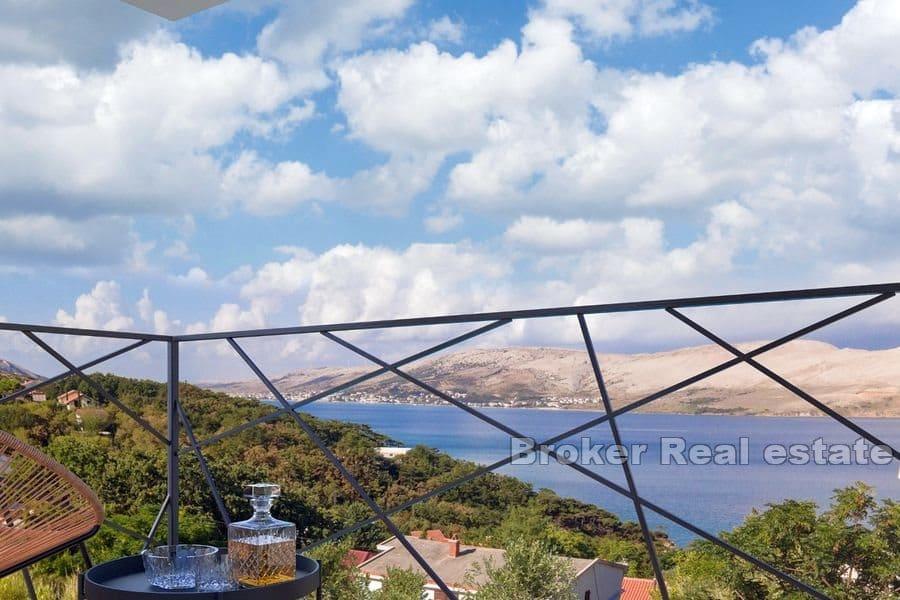 Ön Pag – Modern villa med pool