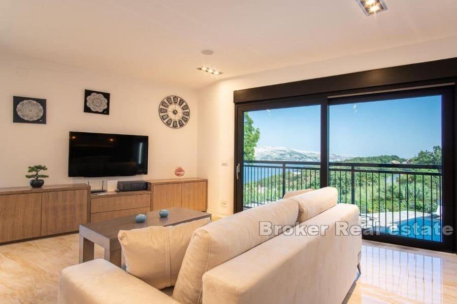 Ön Pag – Modern villa med pool