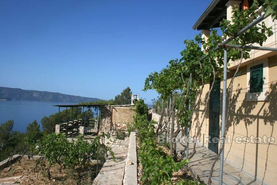 Insel Brač - Einfamilienhaus mit offenem Meerblick