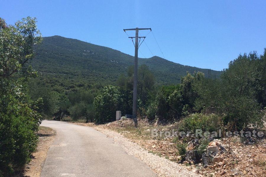 Peljesac - Byggeland med utsikt over havet