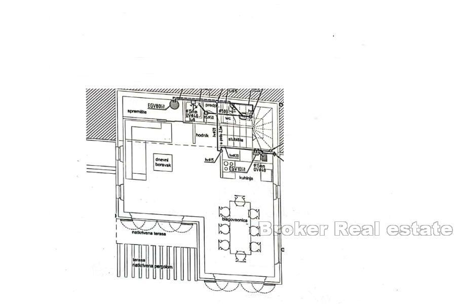 Rogoznica - Haus am Meer