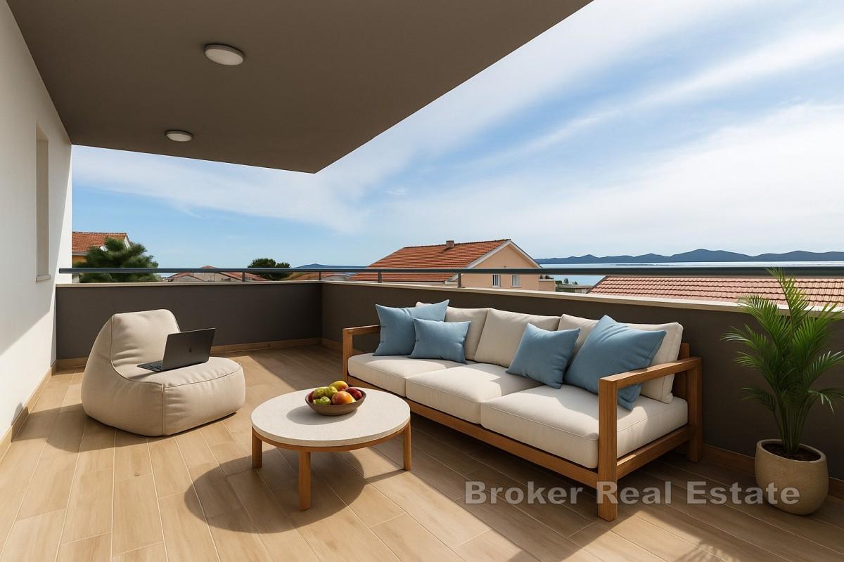 Penthouse de trois chambres avec vue sur la mer