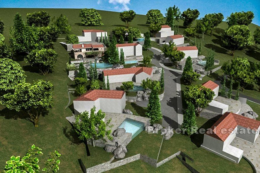 Island of Solta, building plot close to the sea