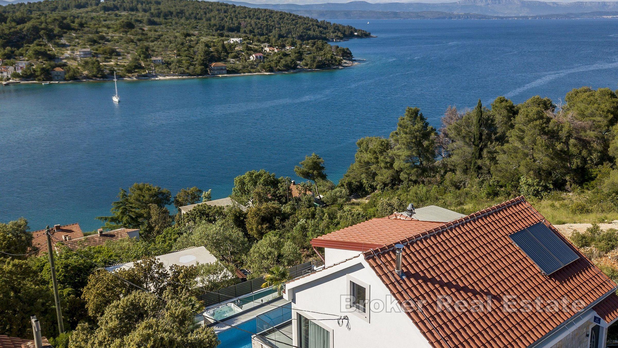 En ekstraordinær villa med utsikt over havet