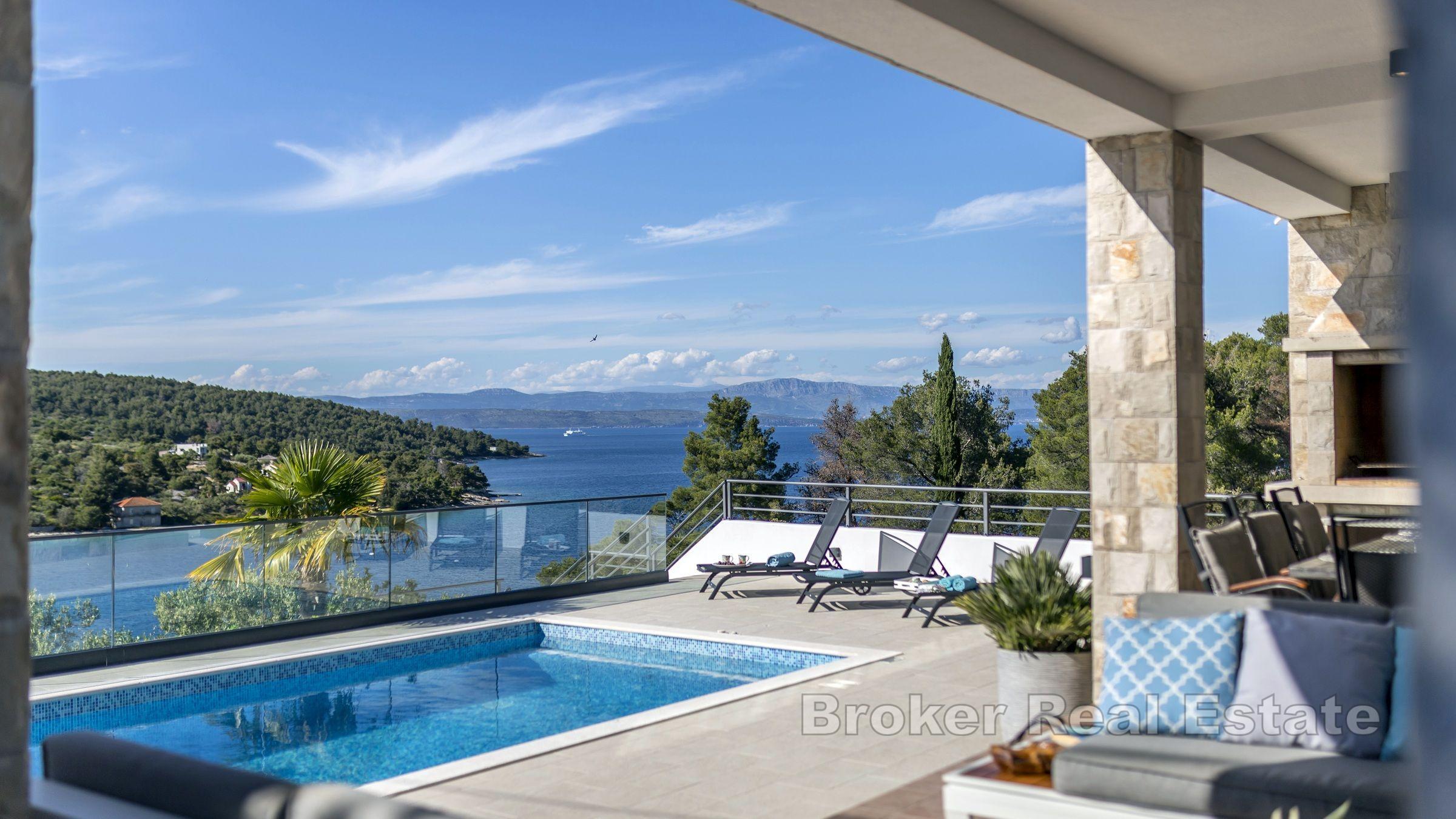 Ostrov Šolta - Mimoriadna vila s výhľadom na more