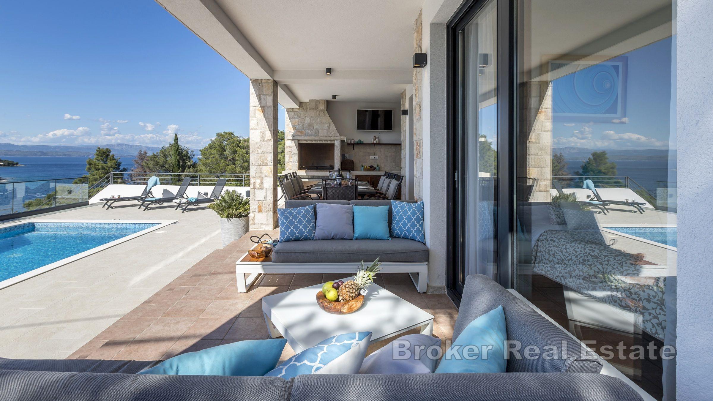 Ostrov Šolta - Mimoriadna vila s výhľadom na more