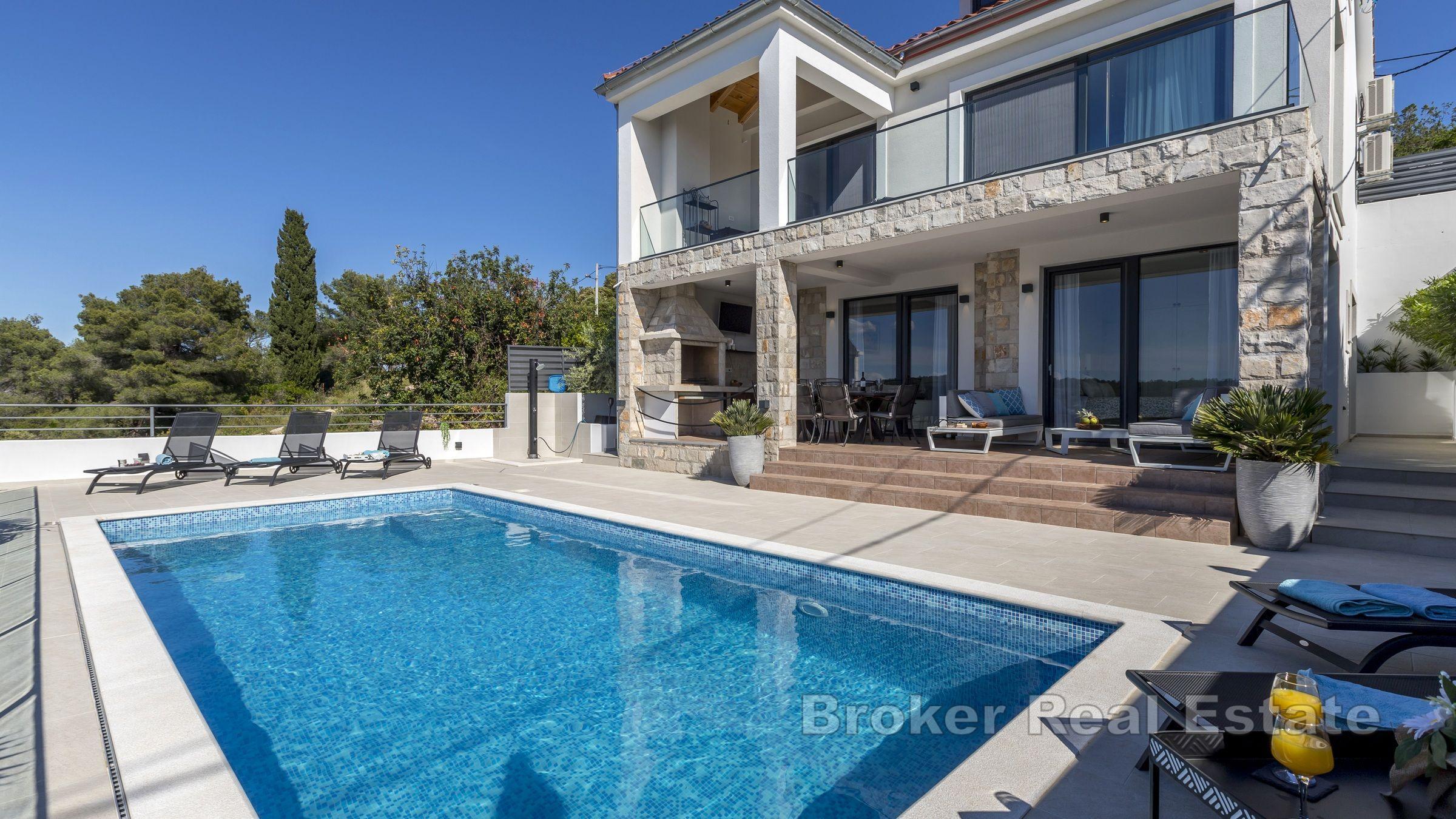 Ostrov Šolta - Mimoriadna vila s výhľadom na more