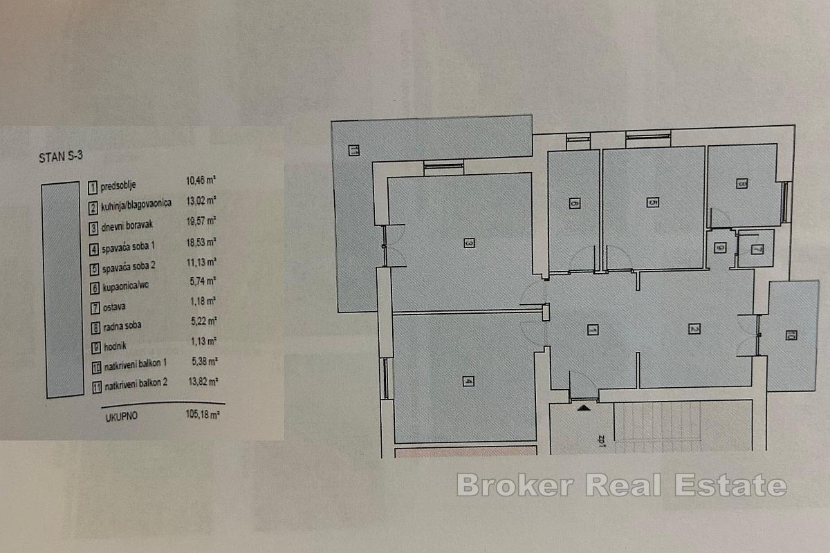 Fullt utrustad och möblerad lägenhet