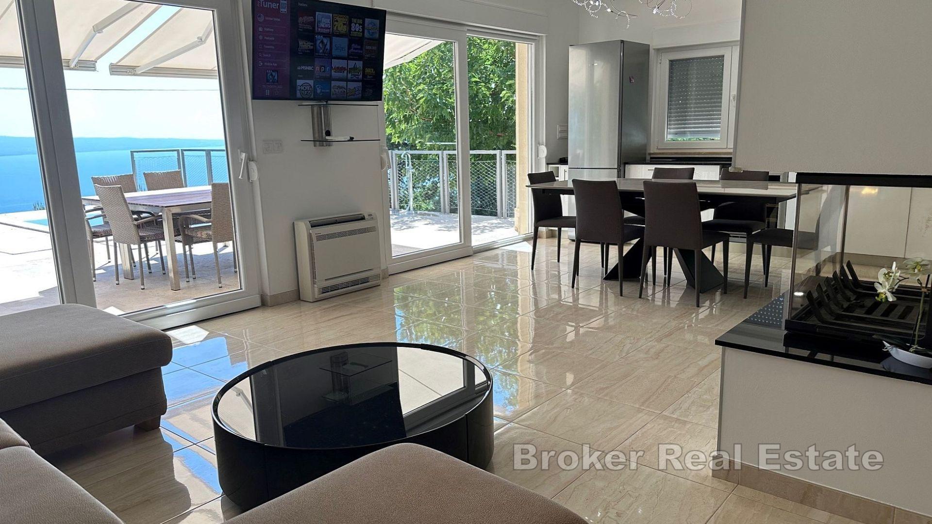 Villa moderna in posizione dominante