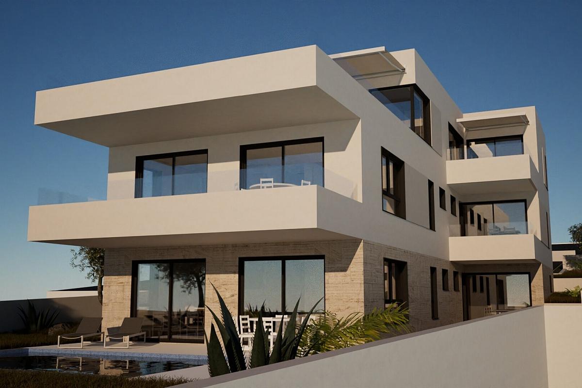 Eccezionale terreno edificabile con vista mare e progetto