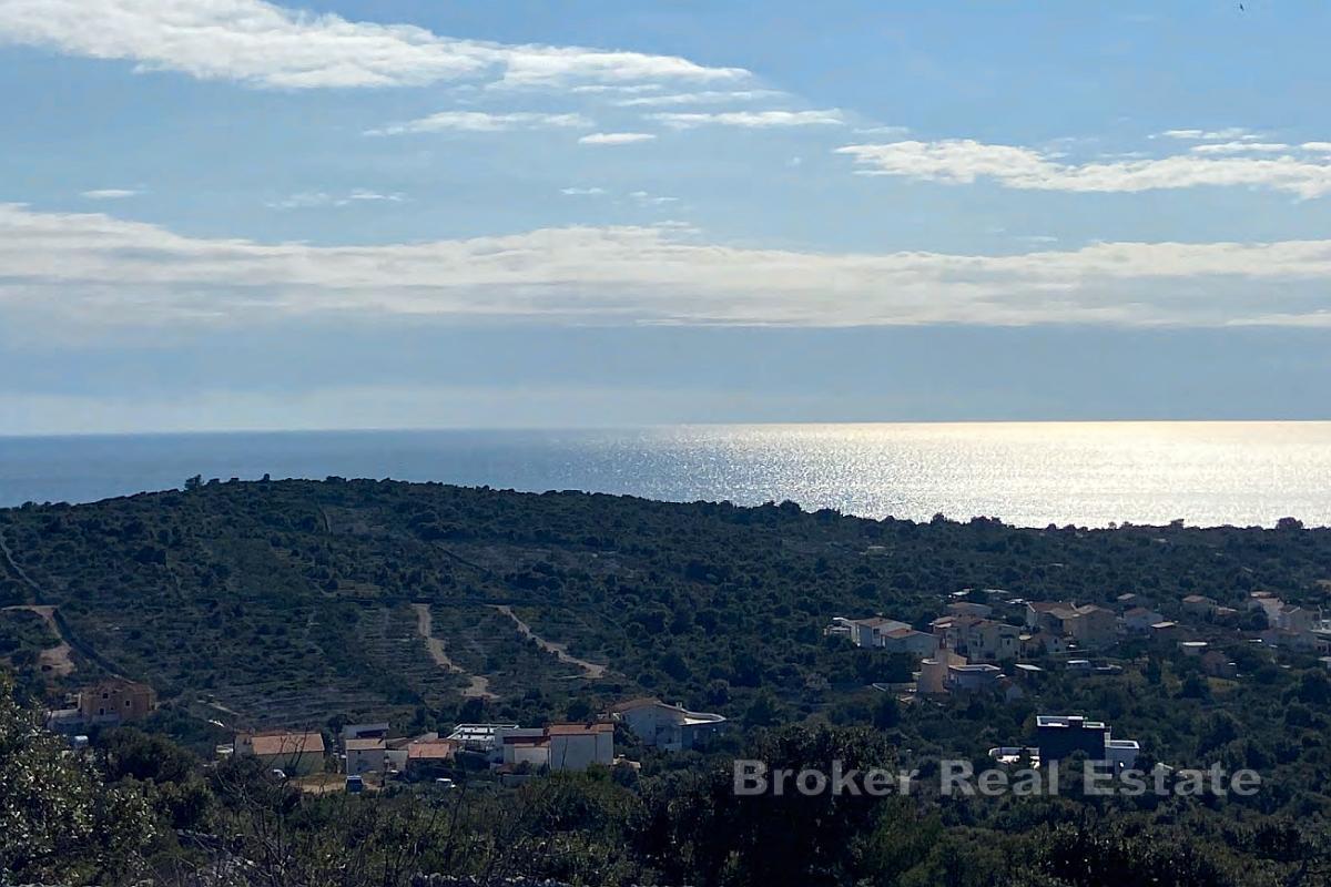 Terreno con vista libera sul mare
