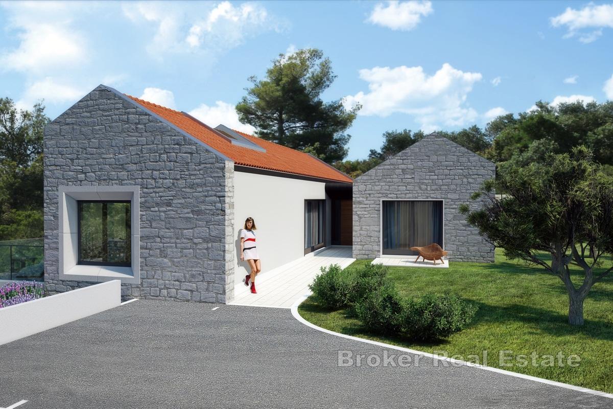 Građevinska parcela s projektom kuće