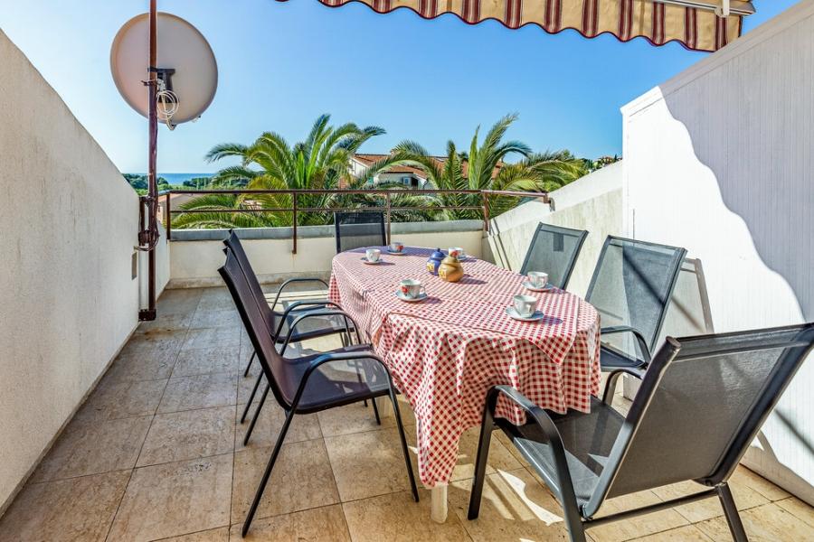 Dachgeschosswohnung mit Meerblick