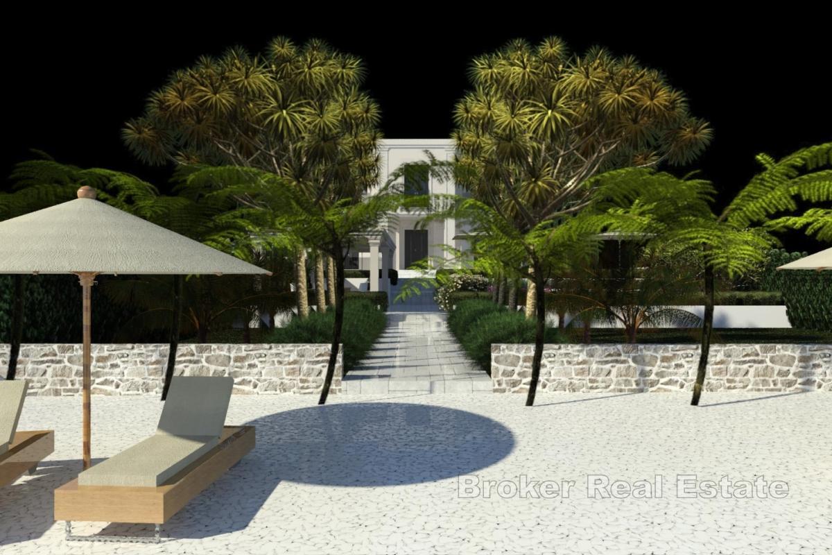 Terreno edificabile, prima fila mare, con progetto preliminare