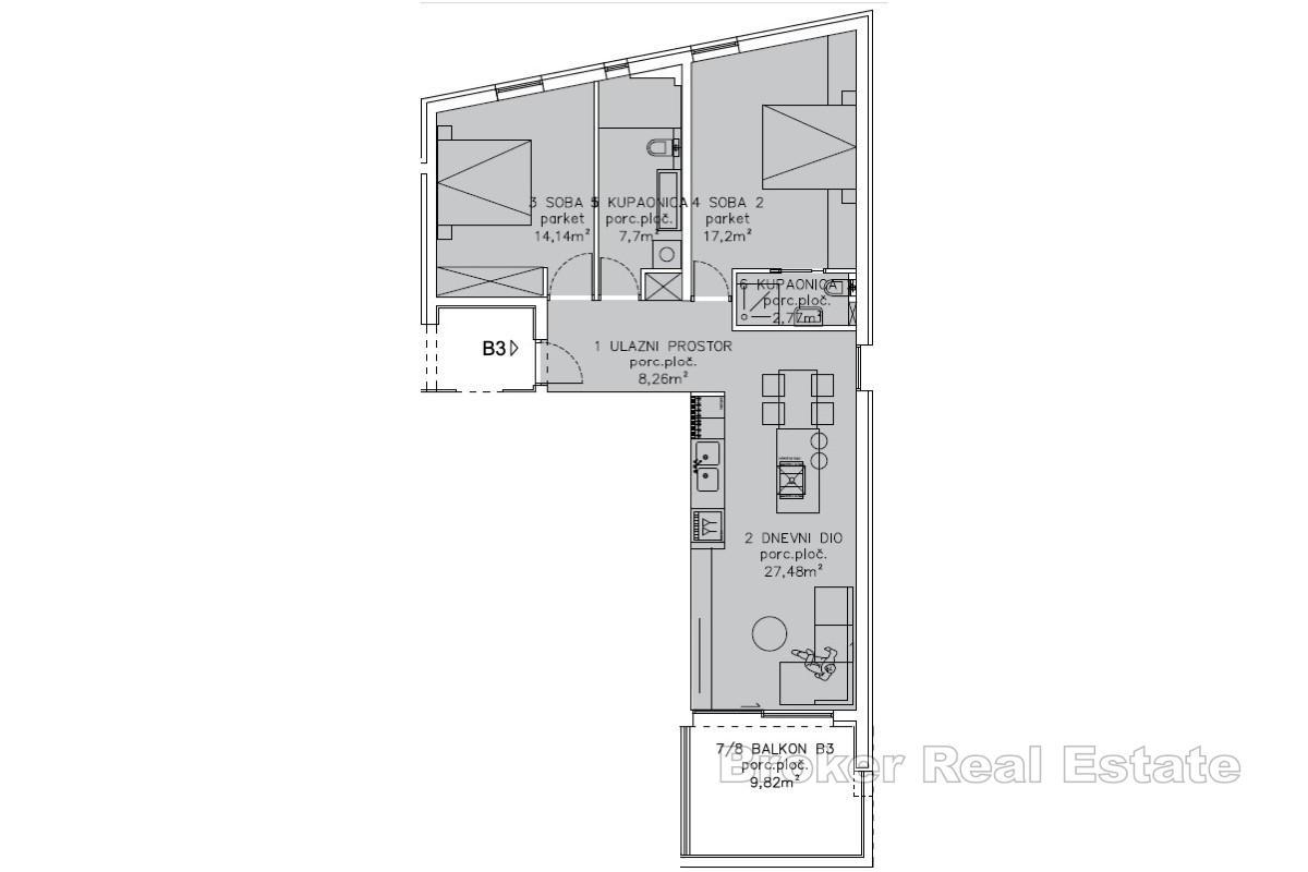 Dvojizbový byt v novostavbe