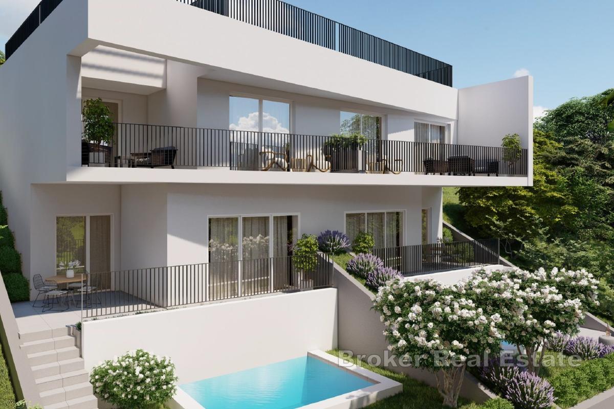 Moderní apartmánový dům s výhledem na moře