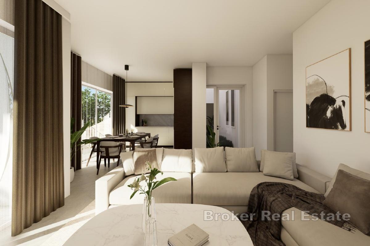 Moderný apartmánový dom s výhľadom na more