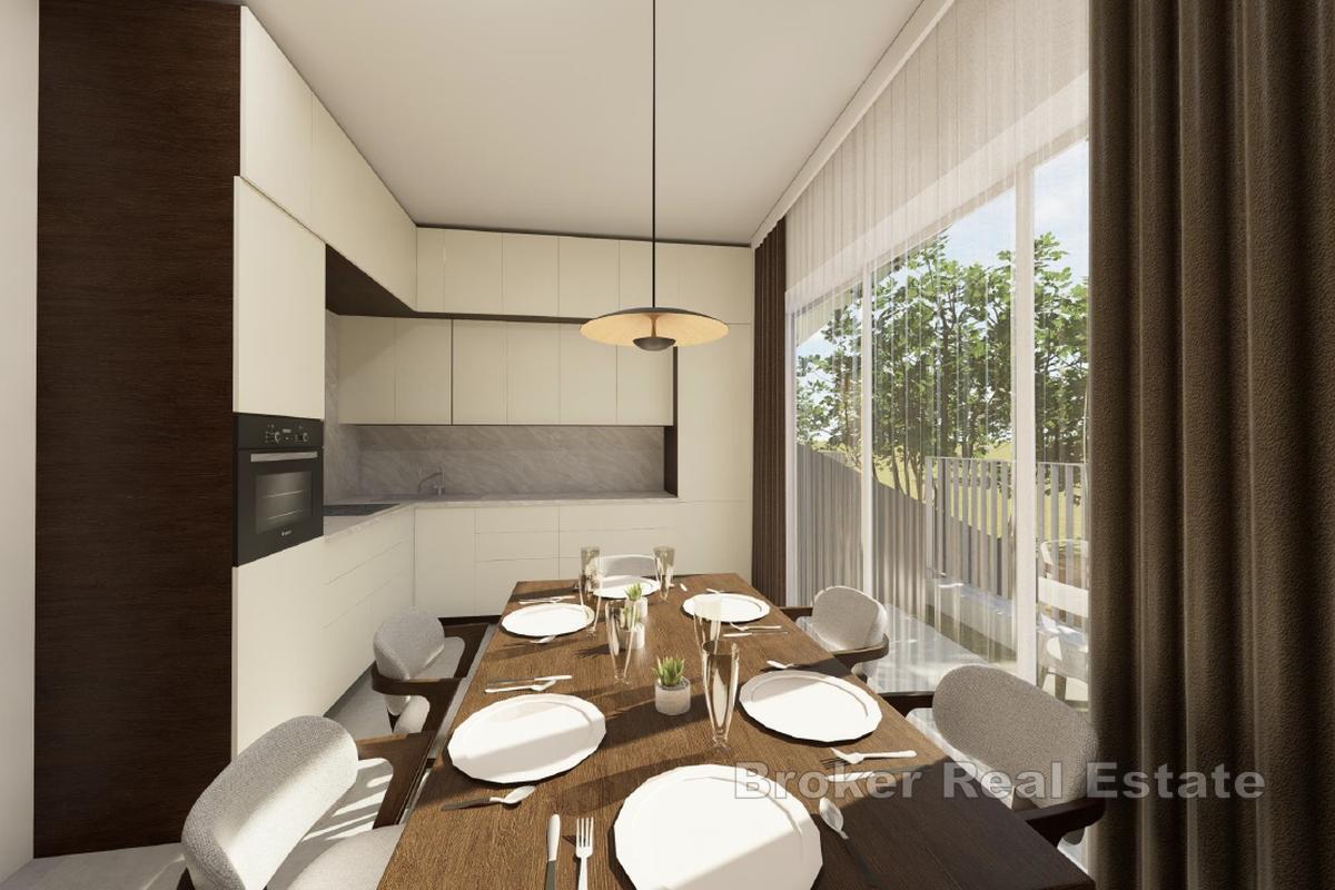 Moderný apartmánový dom s výhľadom na more