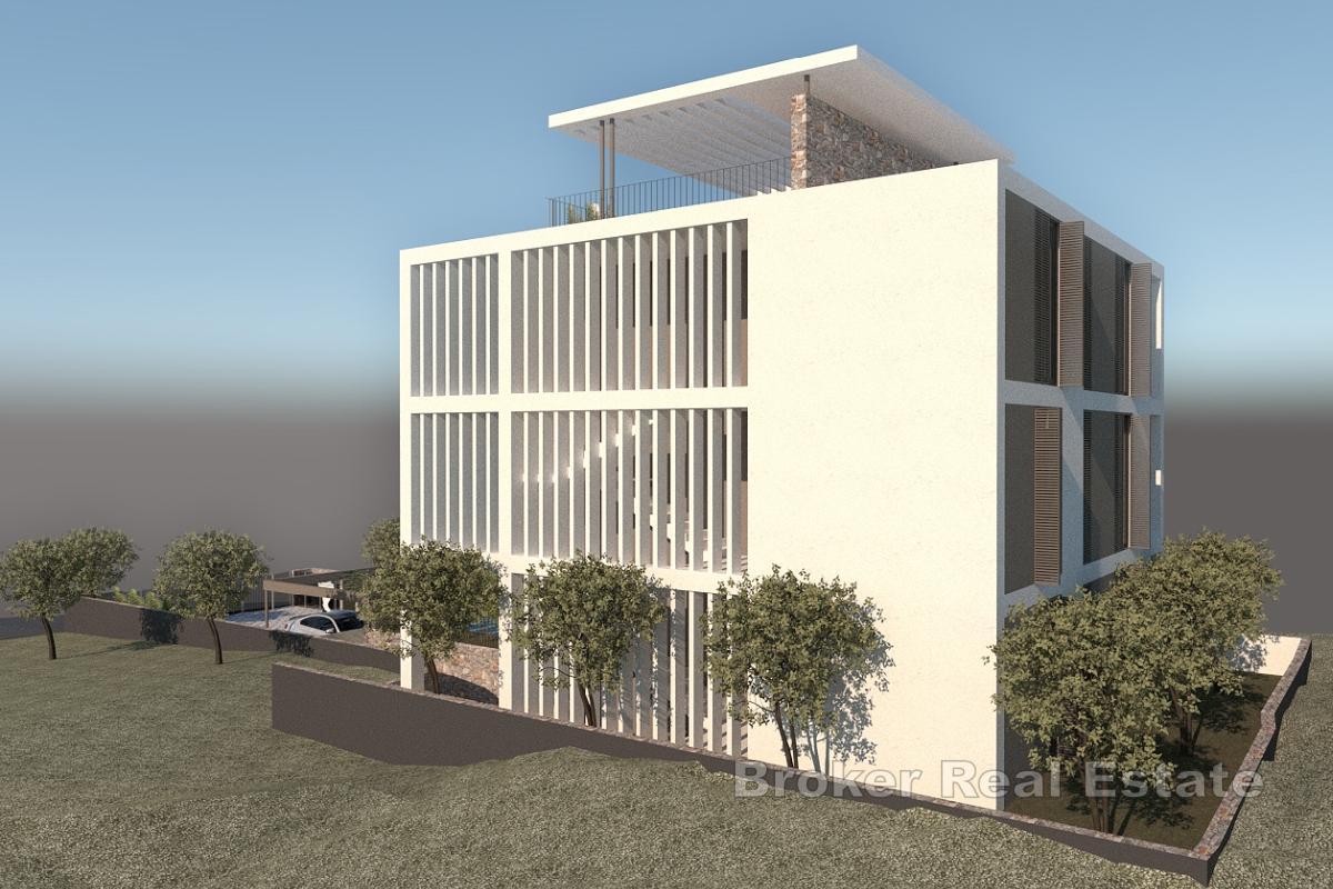 Penthouse w nowym budynku z widokiem na morze