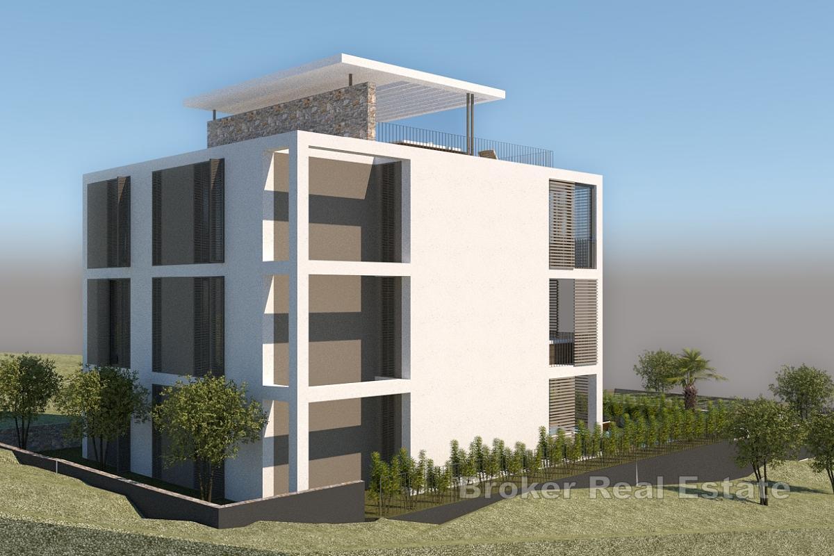 Penthouse w nowym budynku z widokiem na morze