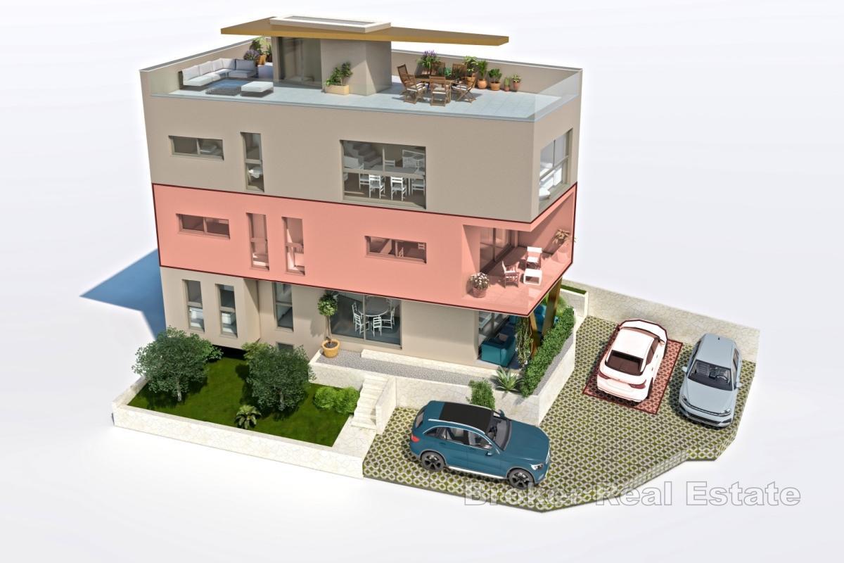 Ekskluzywne apartamenty w nowym budynku w historycznym centrum Szybenika