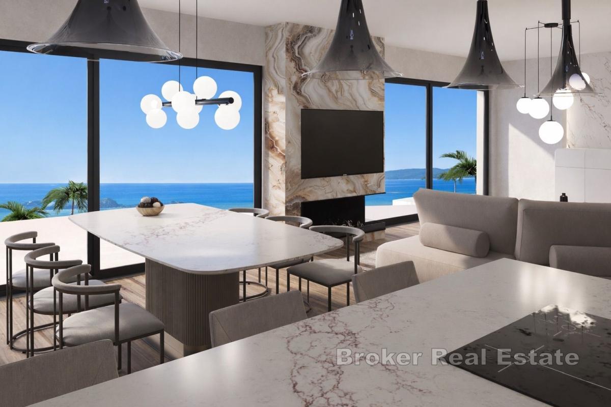 Modern takvåning i ett exceptionellt läge