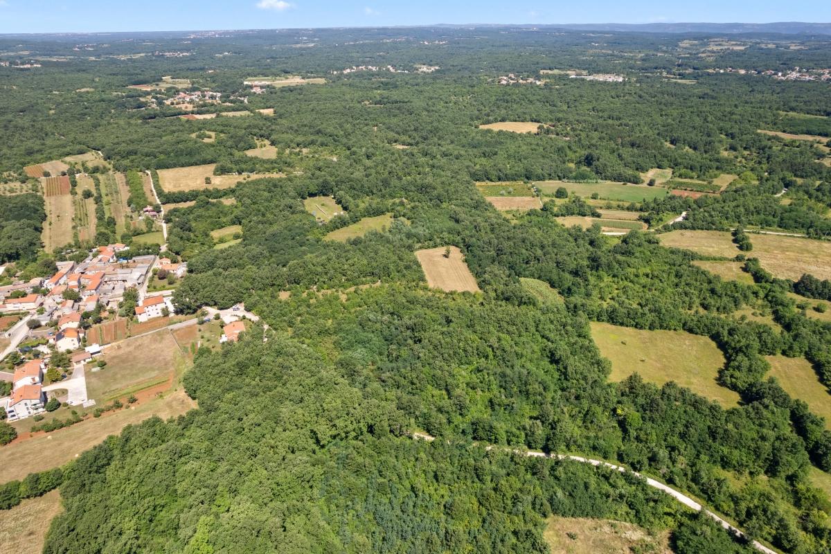 Terreno edificabile nell'entroterra tranquillo dell'Istria