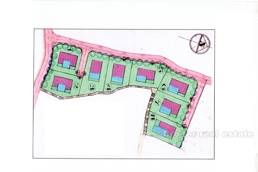 Pozemek s výhledem na moře - ostrov Brač