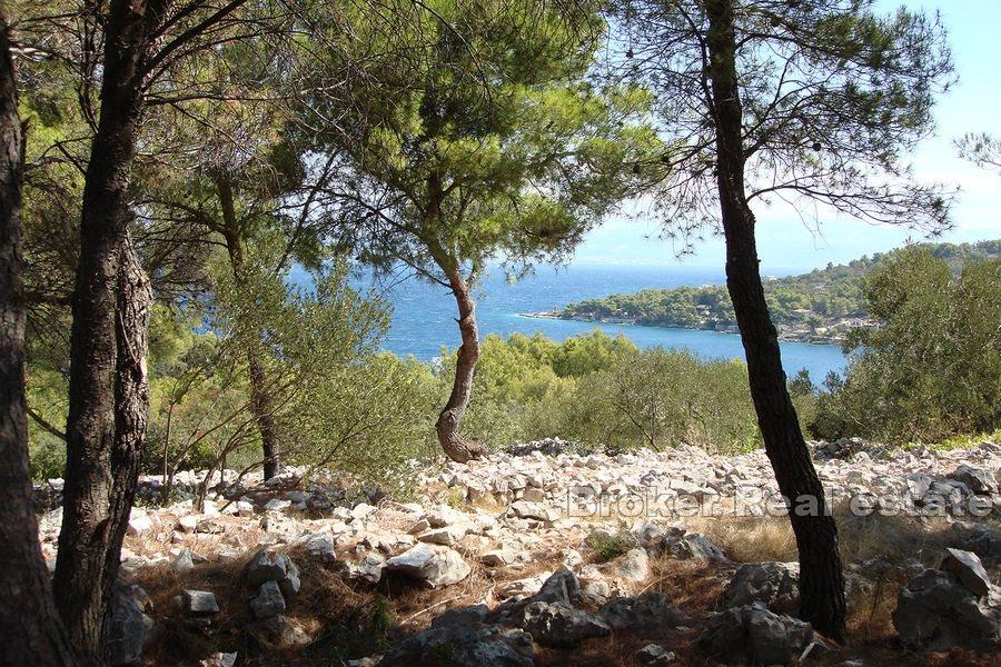 Wyspa Solta - Działka budowlana z widokiem na morze