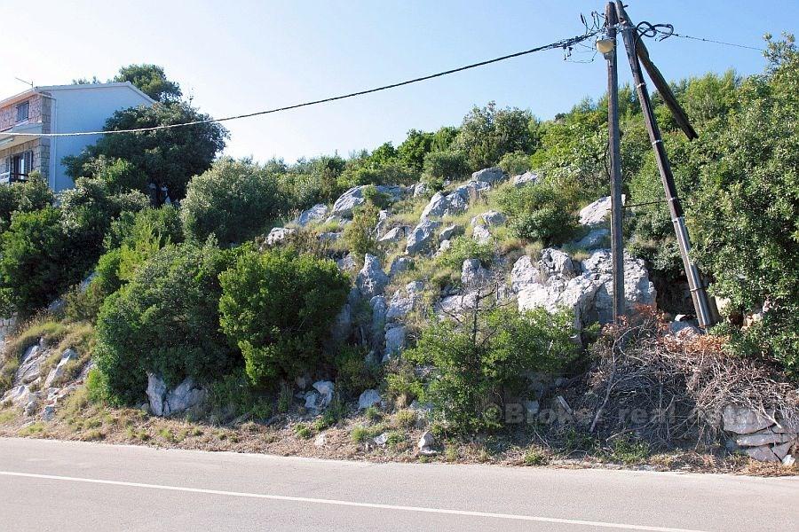 Île Korcula. Terrain à batir