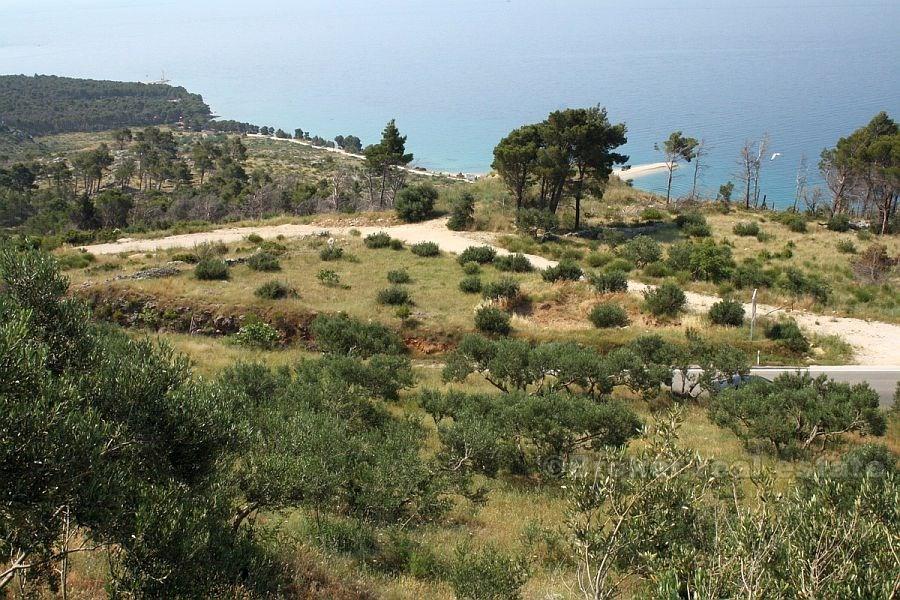 vicino a Makarska, terreno edificabile e progetto