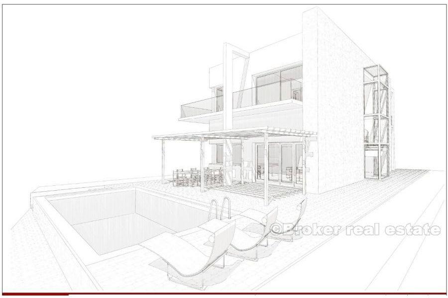 Otok Čiovo, građevinsko zemljište, prvi red do mora