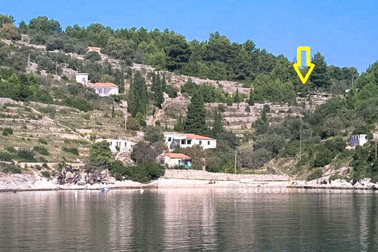 Ön Korcula, mark för bebyggelse