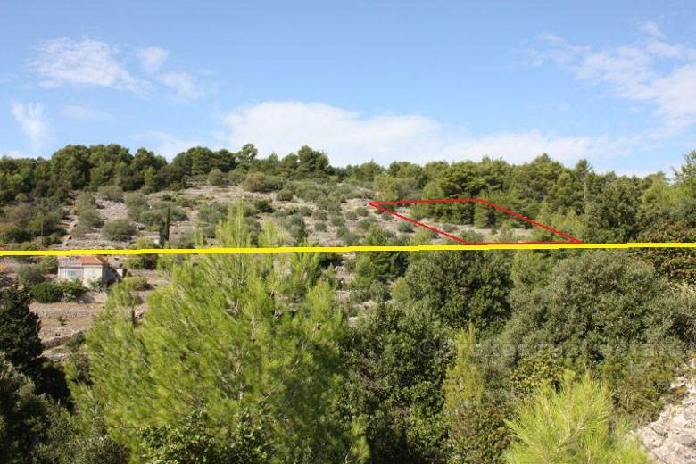 Ön Korcula, mark för bebyggelse