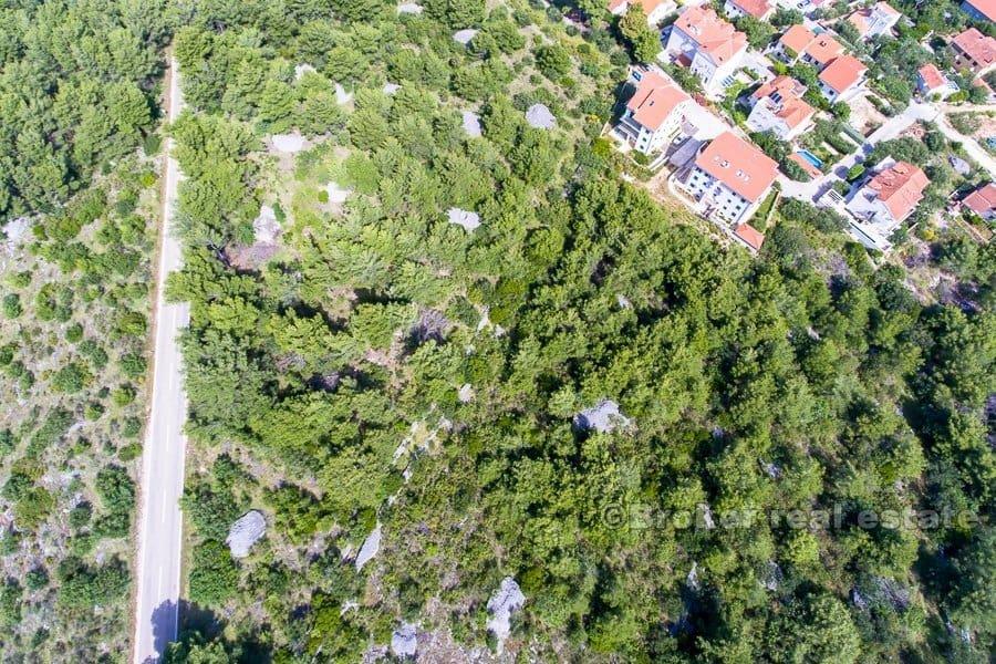 Wyspa Brac, atrakcyjna działka pod budowę 4 willi