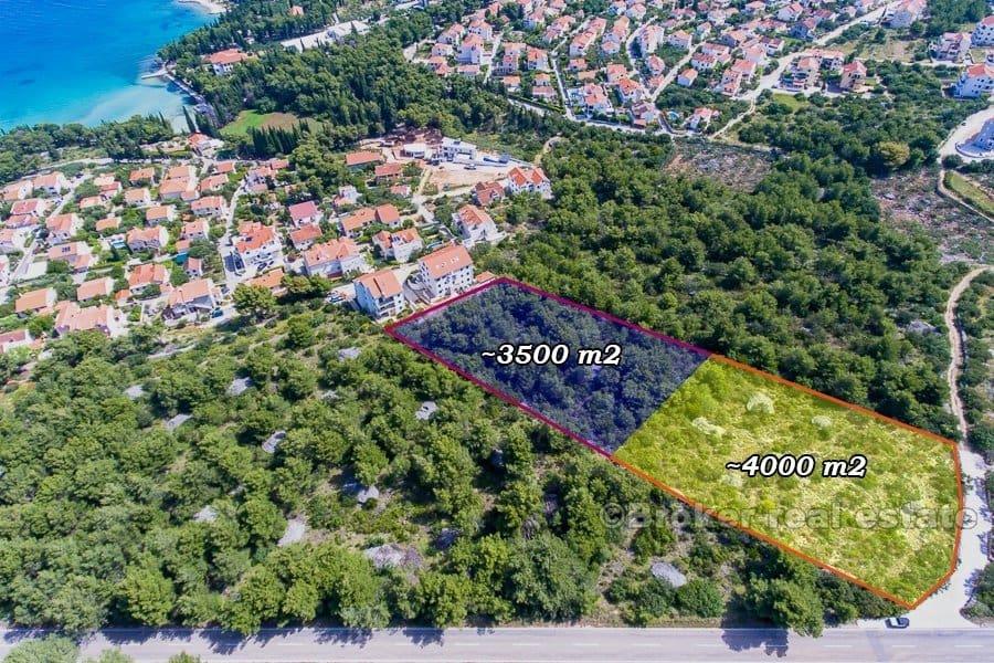 Wyspa Brac, atrakcyjna działka pod budowę 4 willi