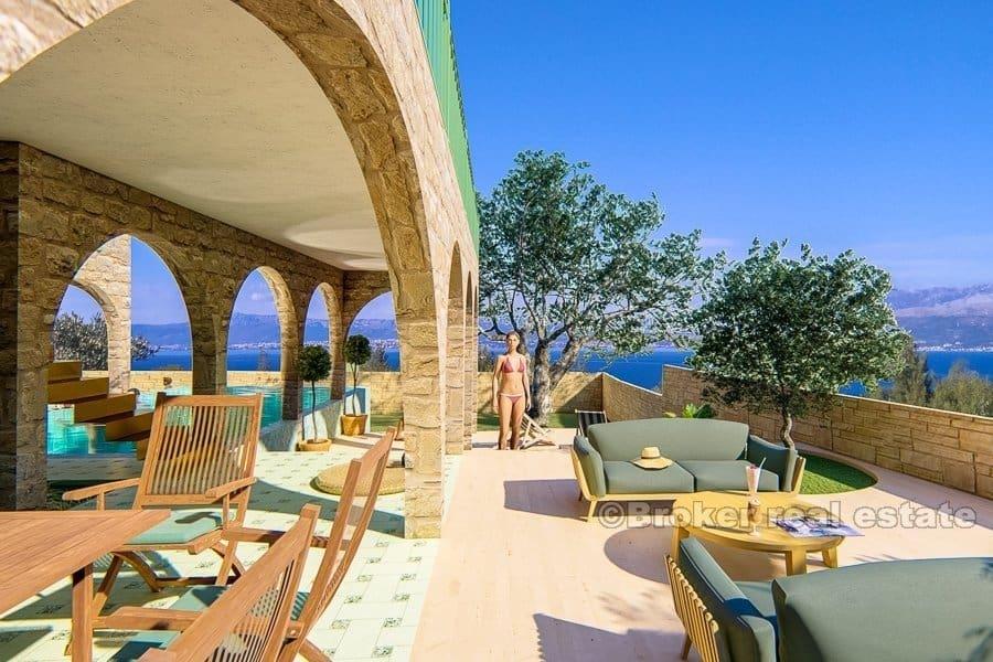 Wyspa Brac, atrakcyjna działka pod budowę 4 willi