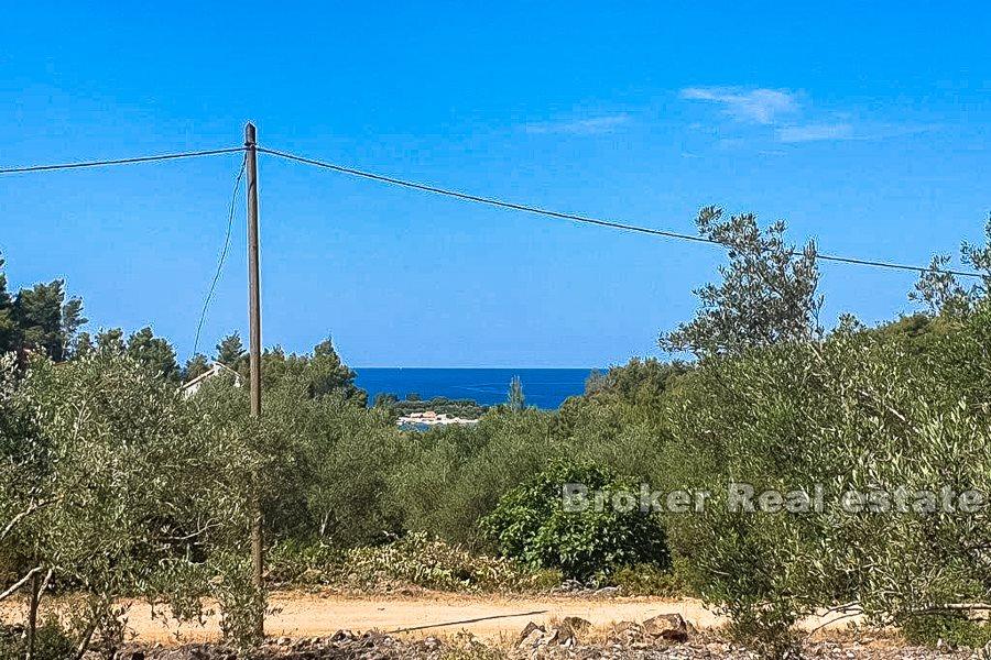 Wyspa Korcula, działka budowlana z widokiem na morze