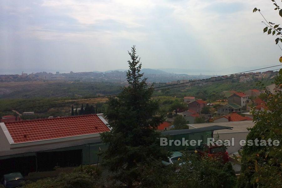 Near Split, Solin, building land with sea view